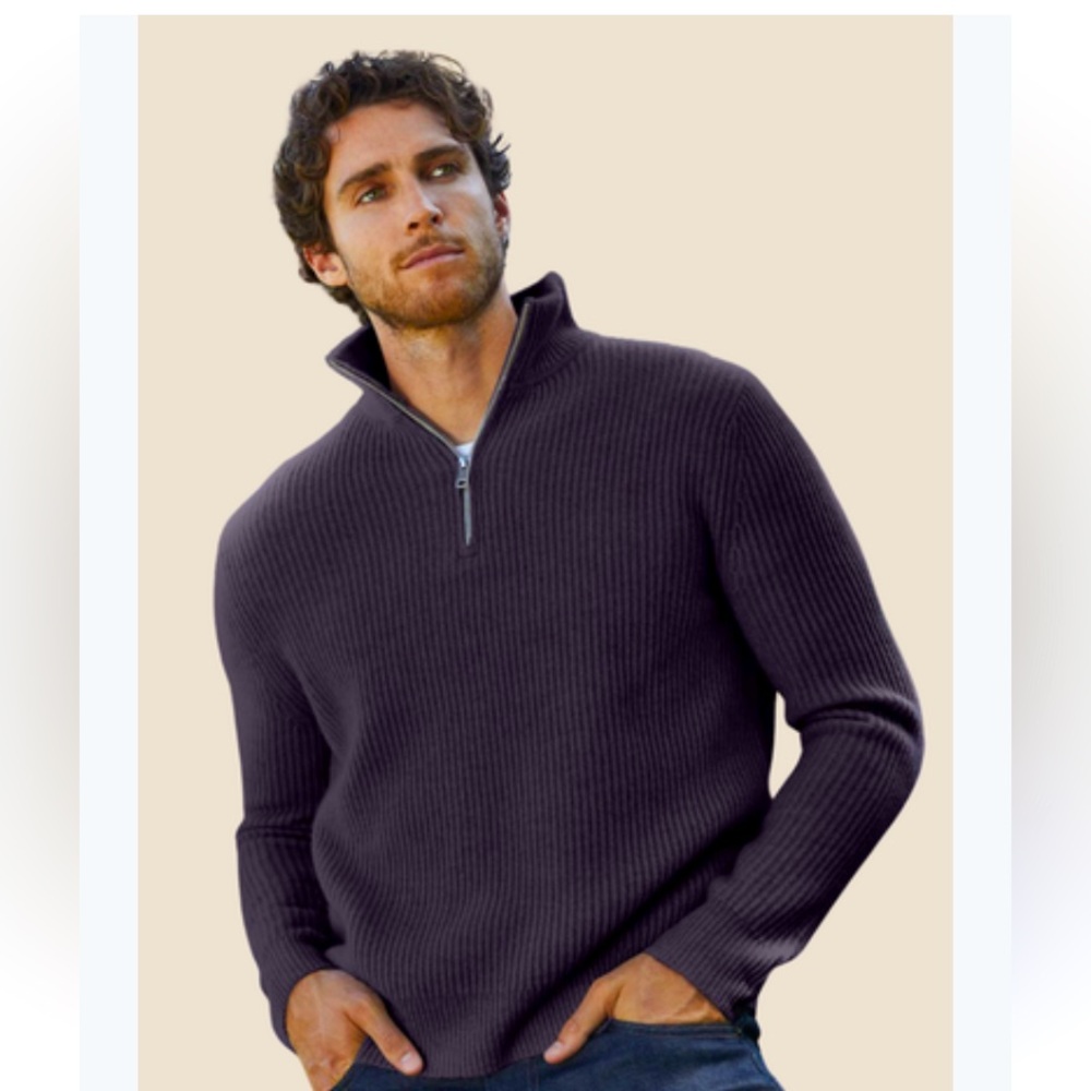 Men’s - 1/4 Sweater - Banana Republic- Size S